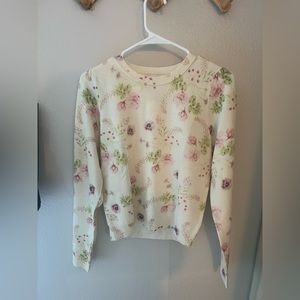 Floral Cashmere Sweater